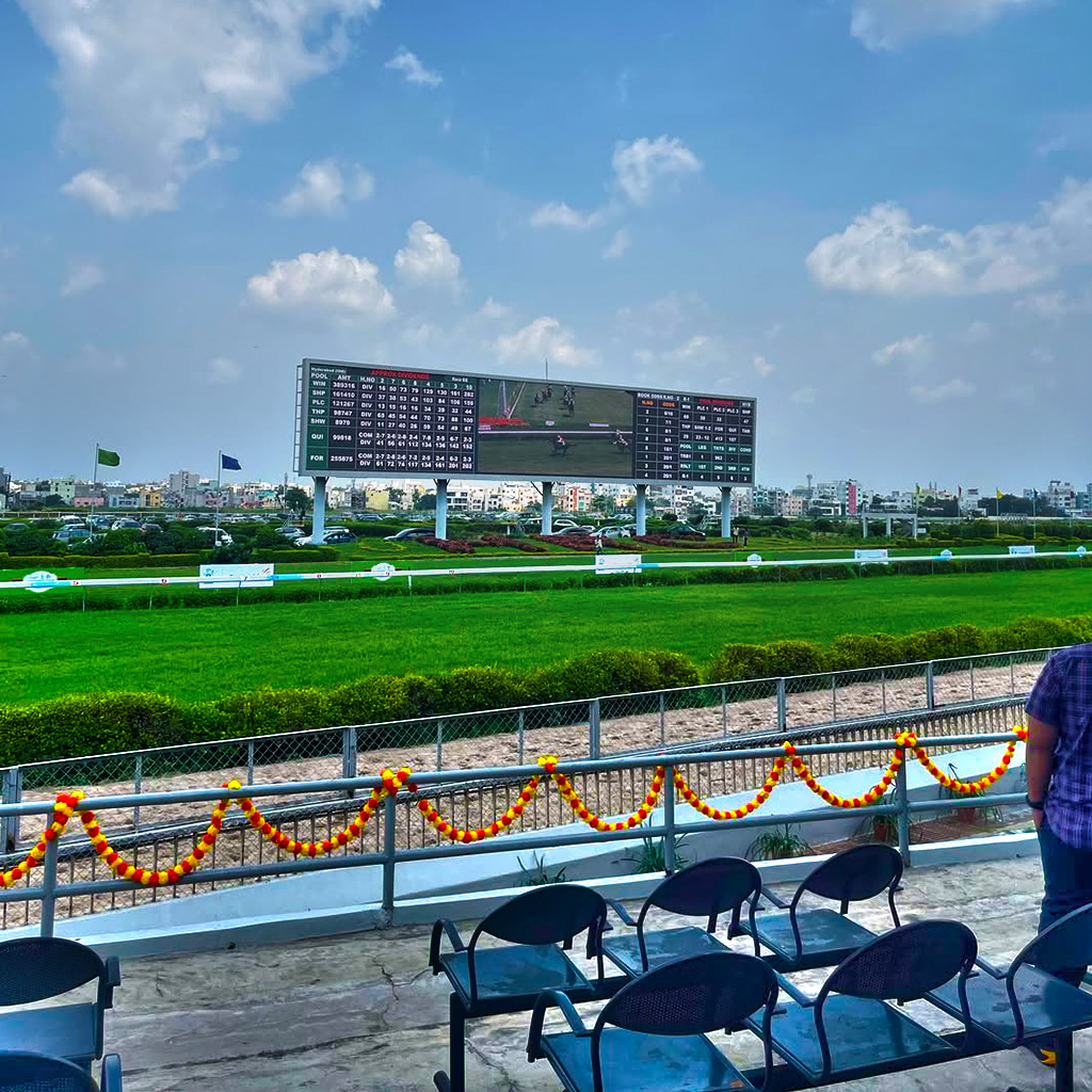 India’s Largest Outdoor LED Display at Hyderabad Race Club