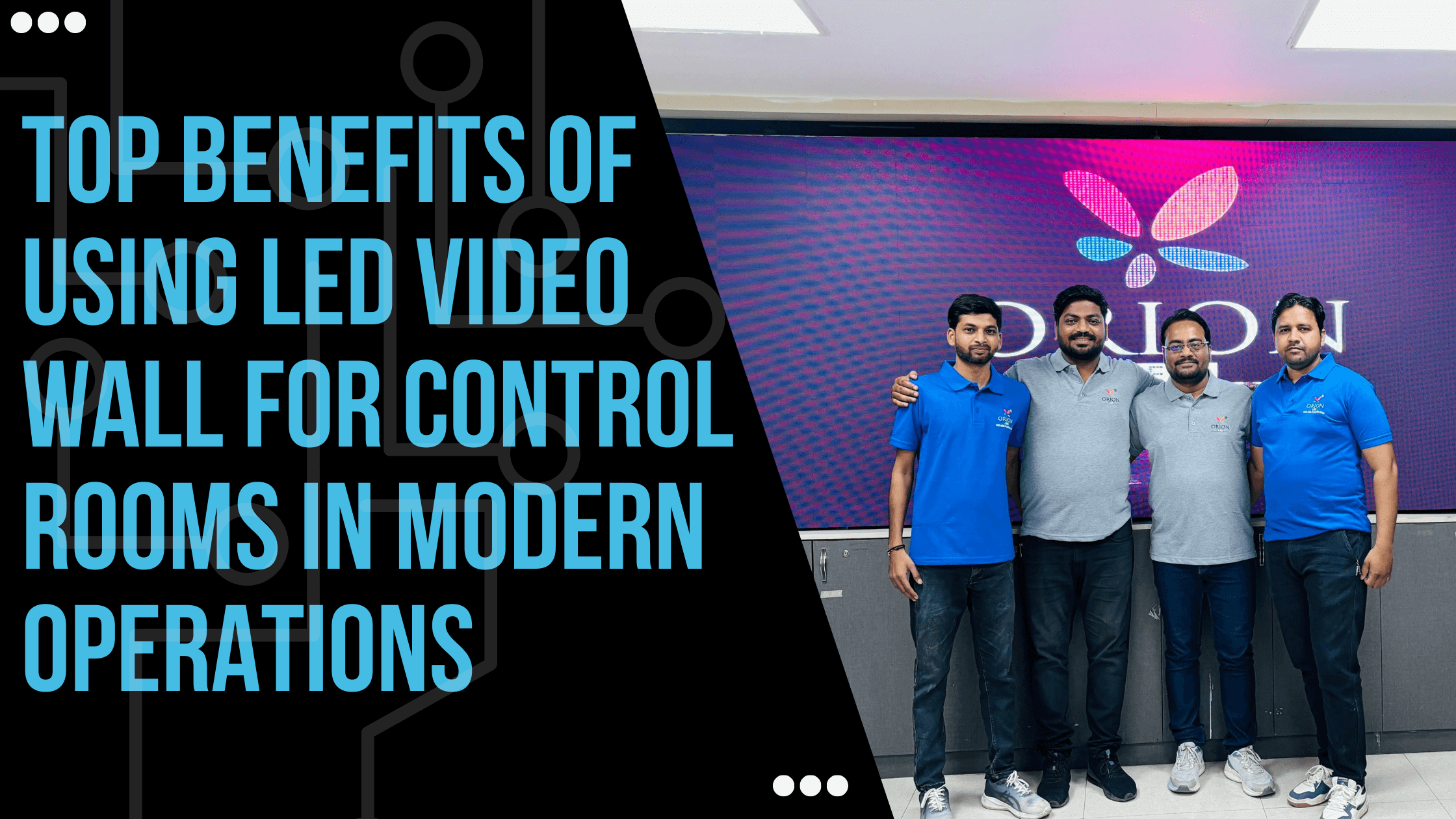 LED Video Wall for Control Rooms