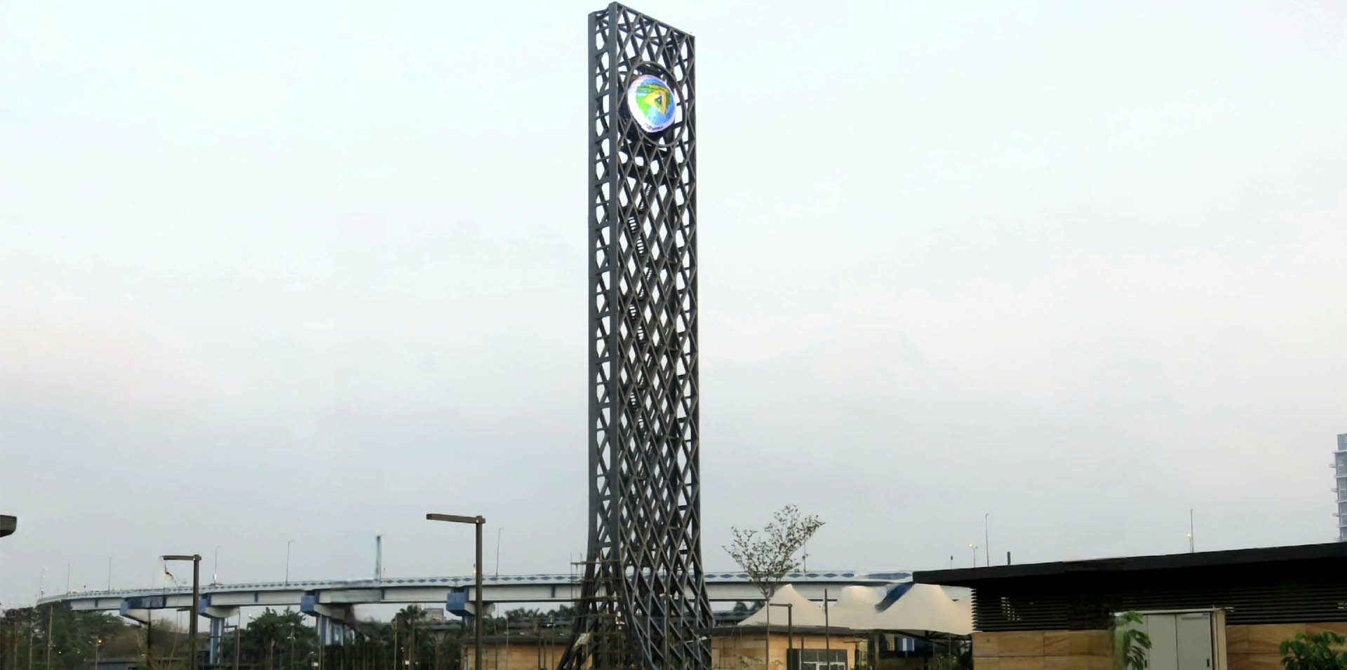 LED Display at Milan Mela Prangan, Kolkata